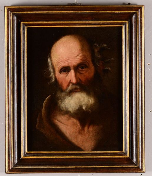 Testa di uomo con barba  - Asta Dipinti Antichi - Associazione Nazionale - Case d'Asta italiane