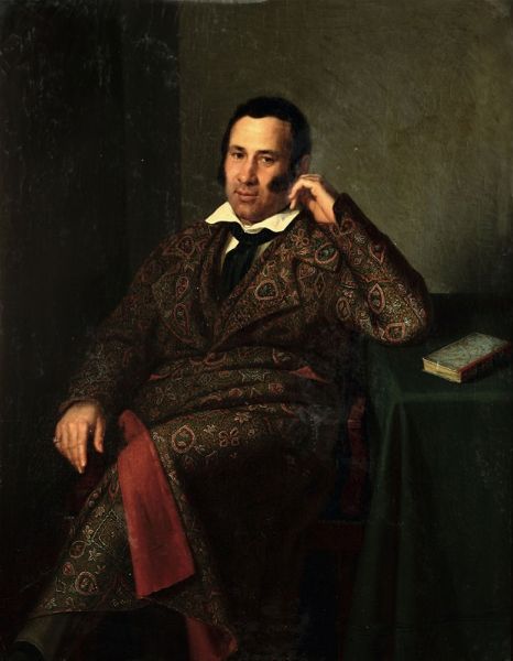 Ritratto di uomo in veste da camera  - Asta Dipinti Antichi - Associazione Nazionale - Case d'Asta italiane