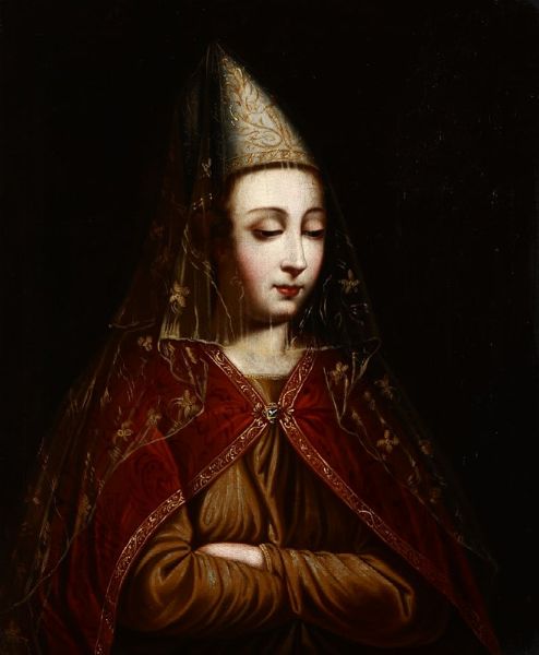 Ritratto di Caterina Cornaro regina di Cipro  - Asta Dipinti Antichi - Associazione Nazionale - Case d'Asta italiane