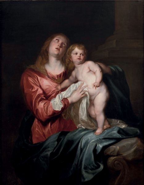van Dyck Antoon : Madonna col Bambino  - Asta Dipinti Antichi - Associazione Nazionale - Case d'Asta italiane
