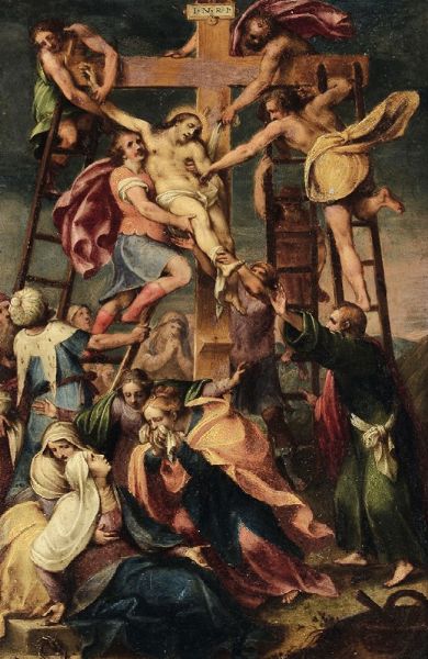 Deposizione dalla croce  - Asta Dipinti Antichi - Associazione Nazionale - Case d'Asta italiane
