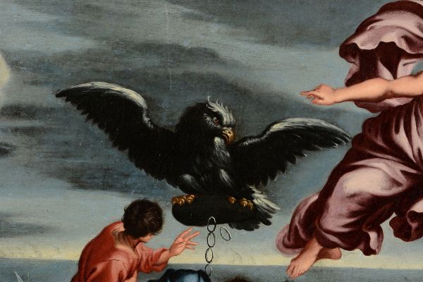 Scena mitologica  - Asta Dipinti Antichi - Associazione Nazionale - Case d'Asta italiane