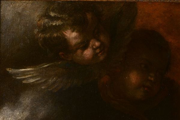 Schut Cornelis : Madonna con Bambino e angeli  - Asta Dipinti Antichi - Associazione Nazionale - Case d'Asta italiane