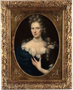 Maes Nicolaes - Ritratto di gentildonna con collana di perle