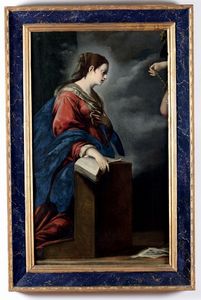 Stroiffi Ermano : Vergine Annunciata  - Asta Dipinti Antichi - Associazione Nazionale - Case d'Asta italiane