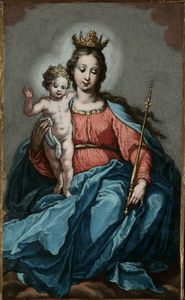 Bloemaert Abraham : Madonna con Bambino  - Asta Dipinti Antichi - Associazione Nazionale - Case d'Asta italiane