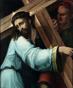 Cristo portacroce  - Asta Dipinti Antichi - Associazione Nazionale - Case d'Asta italiane