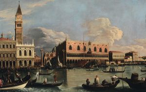 Canal, detto il Canaletto Giovanni Antonio - Il molo del Bacino di San Marco