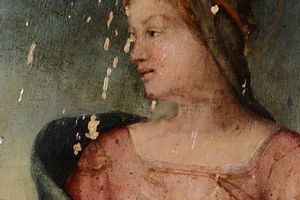 del Sarto Andrea : Madonna con Bambino e San Giovannino  - Asta Dipinti Antichi - Associazione Nazionale - Case d'Asta italiane