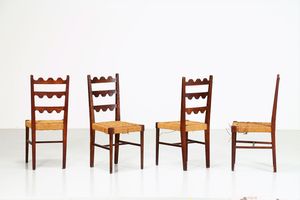 BUFFA PAOLO (1903 - 1970) - Quattro sedie