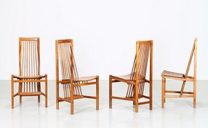 RIVADOSSI GIUSEPPE (n. 1935) - Quattro sedie