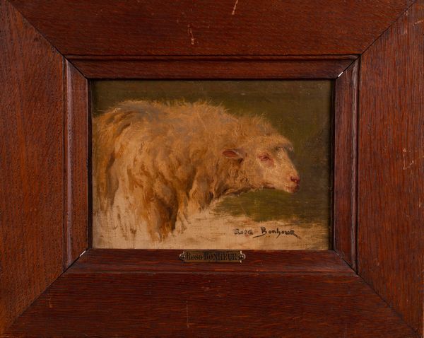 BONHEUR ROSA (1822 - 1899) : Studio per pecora.  - Asta ASTA 263 - ARTE ANTICA E DEL XIX SECOLO - Associazione Nazionale - Case d'Asta italiane
