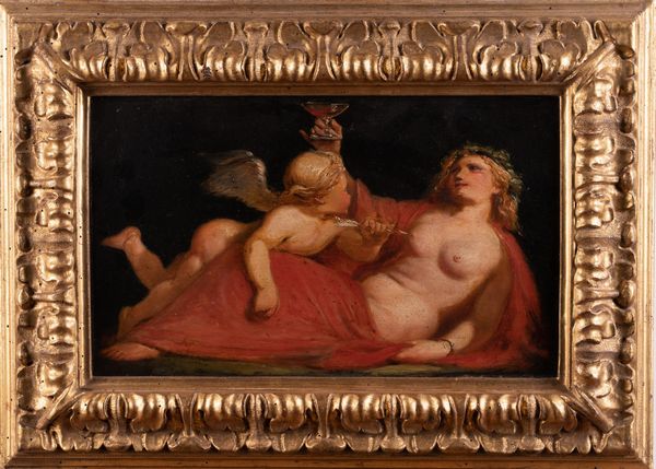COMERIO FILIPPO (1747 - 1827) : Baccante con Cupido.  - Asta ASTA 263 - ARTE ANTICA E DEL XIX SECOLO - Associazione Nazionale - Case d'Asta italiane