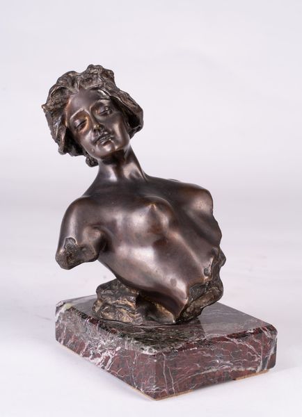 RENDA GIUSEPPE (1859 - 1939) : Busto femminile.  - Asta ASTA 263 - ARTE ANTICA E DEL XIX SECOLO - Associazione Nazionale - Case d'Asta italiane