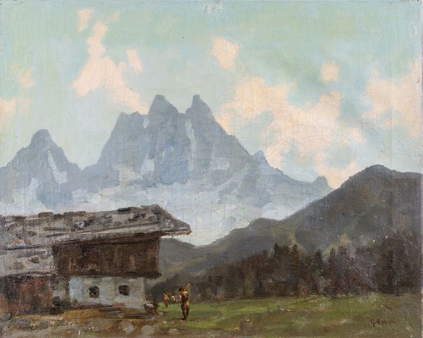 SALVIATI GIOVANNI (1881 - 1951) : Val di Braies.  - Asta ASTA 263 - ARTE ANTICA E DEL XIX SECOLO - Associazione Nazionale - Case d'Asta italiane