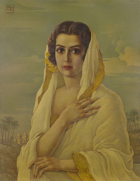 GEORGIEV BORIS (1888 - 1962) : Ritratto della principessa Nilufar.  - Asta ASTA 263 - ARTE ANTICA E DEL XIX SECOLO - Associazione Nazionale - Case d'Asta italiane