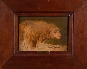 BONHEUR ROSA (1822 - 1899) - Studio per pecora.