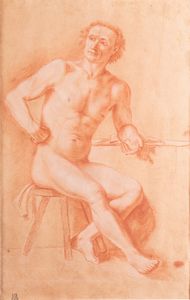 BONITO GIUSEPPE (1707 - 1789) - Figura virile.