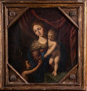 ARTISTA DEL XVII SECOLO - Madonna con il  Bambino