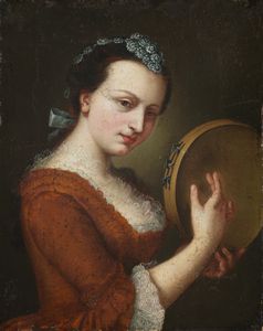 BOSCARATTI FELICE (1721 - 1807) - Fanciulla con tamburello.