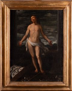 ARTISTA VENETO DEL XVII SECOLO - Cristo alla colonna.
