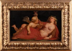 COMERIO FILIPPO (1747 - 1827) - Baccante con Cupido.