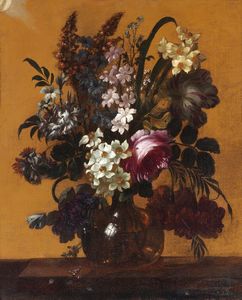 CASTEELS III PIETER (1684 - 1749) - Natura morta di fiori.