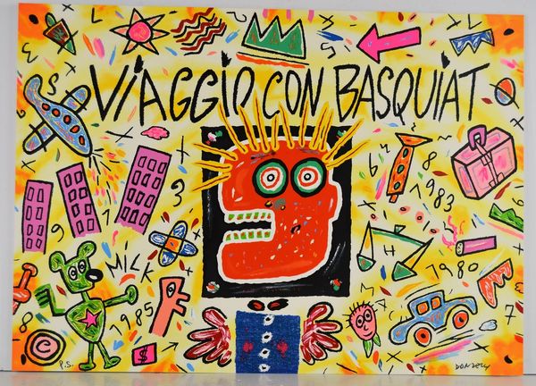 DONZELLI BRUNO (n. 1941) : Viaggio con Basquiat.  - Asta 266 ARTE MODERNA (BANDITORE VIRTUALE) - Associazione Nazionale - Case d'Asta italiane