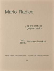 RADICE MARIO (1898 - 1987) - Cartella composta da n.2 fogli.