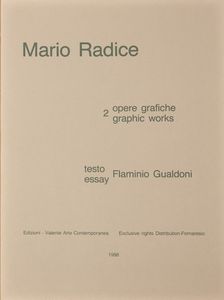 RADICE MARIO (1898 - 1987) - Cartella composta da n.2 fogli.