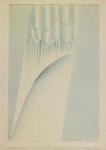 GUASTI MARCELLO (n. 1924) - Progetto n.5.88 -Nuvole di ghiaccio.