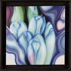 MARRA VALENTINO (n. 1956) - Tulipani blu.