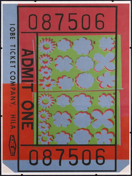 WARHOL ANDY (1928 - 1987) : Ticket fifth New York film festival, Usa 1967 -  Lincoln Center for the Performing Arts.  - Asta ASTA 267 - ARTE MODERNA (ONLINE) - Associazione Nazionale - Case d'Asta italiane