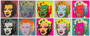 WARHOL ANDY (1928 - 1987) - Lotto composto da 10 fogli. Marilyn.