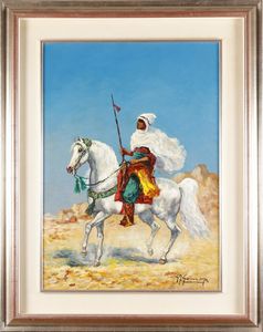 GONZAGA GIOVAN FRANCESCO (1921 - 2007) - Il cavaliere del deserto.