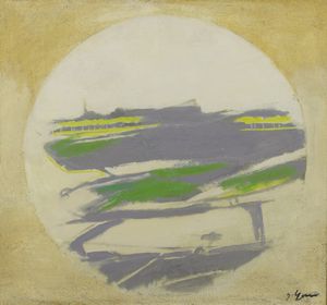 REPOSSI GIOVANNI (1929 - 2012) - Paesaggio grigio 3.