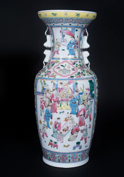 Arte Cinese : 'Vaso in porcellana famiglia rosa Cina, XX secolo '  - Asta ASTA 268 - ARTE ORIENTALE - Associazione Nazionale - Case d'Asta italiane