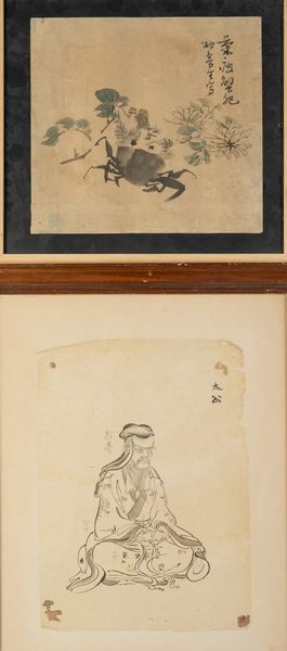 Arte Cinese : 'Due dipinti cinesiCina, XIX secolo '  - Asta ASTA 268 - ARTE ORIENTALE - Associazione Nazionale - Case d'Asta italiane