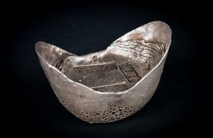 Arte Cinese - 'Lingotto in argento 925% Cina, XX secolo '