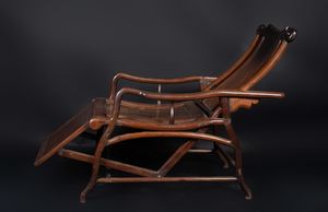 Arte Cinese - 'Chaise longue in legnoCina, XIX secolo '