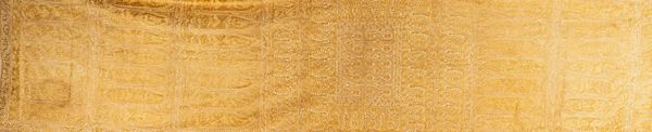 Arte Islamica : 'Raffinato sari in seta ricamata a motivo di foglie di butehIndia, XIX secolo '  - Asta ASTA 269 - ARTE ISLAMICA - Associazione Nazionale - Case d'Asta italiane