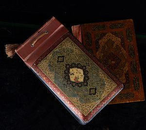 Arte Islamica - 'Copertina di libro e album di disegni Iran, XIX-XX secolo '