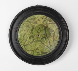 Arte Islamica - 'Frammento di mattonella o piatto decorato con uccello Iran, XII-XIII secolo '