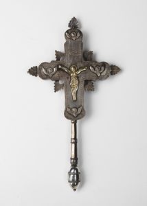 Arte Islamica - 'Croce da processione armena Turchia Ottomana, XVIII secolo '