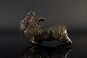 Arte Islamica - 'Figura zoomorfa in bronzo Iran selgiuchide, XII secolo '