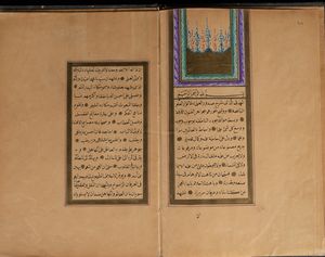 Arte Islamica - 'Certificato da calligrafo Turchia ottomana, XIX secolo '