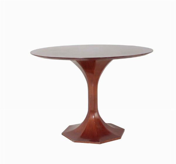 Tavolo con struttura e piano in legno.  - Asta Design - Associazione Nazionale - Case d'Asta italiane