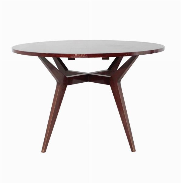 Tavolo con struttura in legno.  - Asta Design - Associazione Nazionale - Case d'Asta italiane