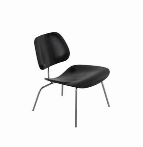 Coppia di sedie con struttura in metallo e seduta e schienale in legno laccato.  - Asta Design - Associazione Nazionale - Case d'Asta italiane