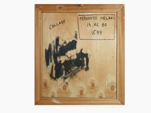 Fernando Melani : Composizione 1960  - Asta House sale: Arte e Design da villa 